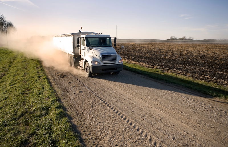 farm shipping truck