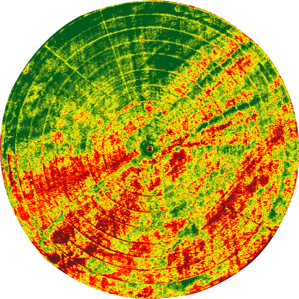 NDVI soil patterns